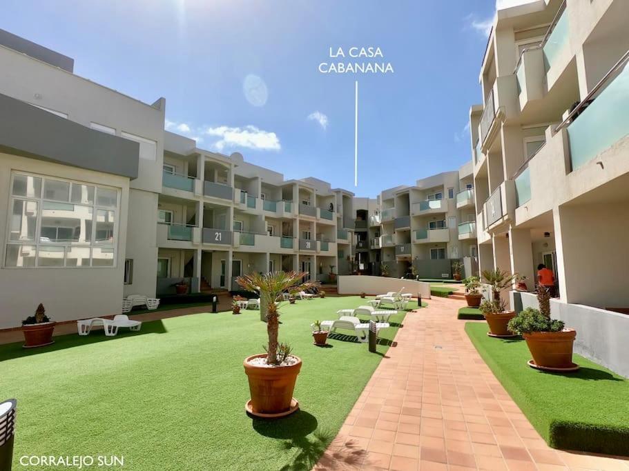 La Cabanana - Apartment W Pool And High-Speed Wifi Corralejo Luaran gambar